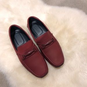 Bally men’s burgundy loafers